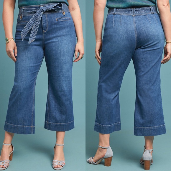 Anthropologie Denim - Anthropologie | High Rise Cropped Flare Jeans